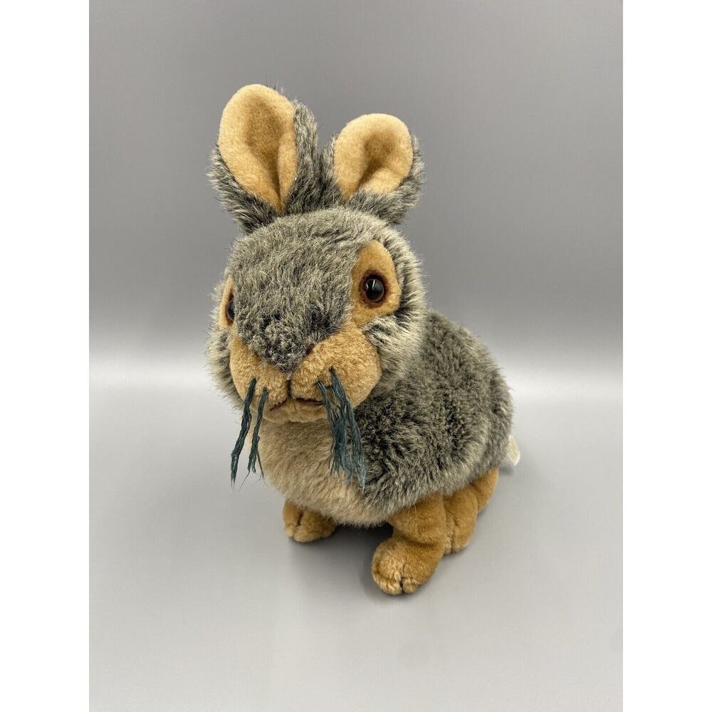 Dan Dee 9” Realistic Bunny Rabbit Plush Brown Stuffed‎ Animal